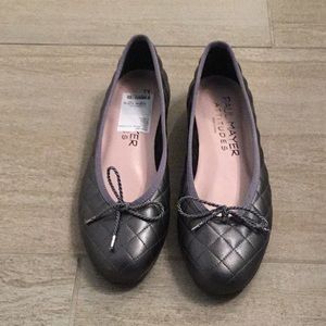 Paul Mayer quilted ballet flats
